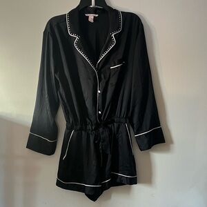 Victoria’s Secret  Black Pajama Romper